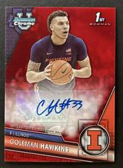 Coleman Hawkins [Red] #BCPA-CH Basketball Cards 2023 Bowman Chrome University Prospects Autographs Prices
