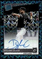 Dylan Cease [Teal Velocity] Baseball Cards 2020 Panini Donruss Optic Rated Rookies Signatures Prices