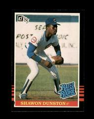 Shawon Dunston Baseball Cards 1985 Donruss Prices