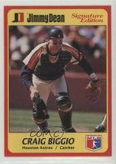 Craig Biggio #16 Baseball Cards 1991 Jimmy Dean Prices