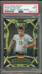 Thomas Muller [Camo] #24 Soccer Cards 2016 Panini Select National Pride Prices