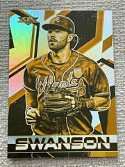 Dansby Swanson [Gold Minted] #3 Baseball Cards 2021 Topps Fire Prices