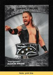 Hangman Adam Page [Memorabilia] #10 Wrestling Cards 2021 Upper Deck AEW Spectrum Prices