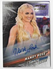 Mandy Rose [20th Anniversary] Wrestling Cards 2019 Topps WWE SmackDown Live Autographs Prices
