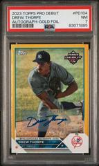 Drew Thorpe [Autograph Gold] Baseball Cards 2023 Topps Pro Debut Prices