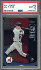 Jim Thome #88 Baseball Cards 2001 Finest Prices