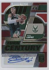 Brook Lopez [Red] #TCS-BLZ Basketball Cards 2022 Panini Donruss Elite Turn of the Century Signatures Prices