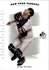 Jorge Posada #40 Baseball Cards 2001 SP Authentic Prices