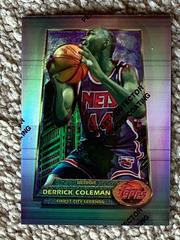 Derrick Coleman [Refractor w/ Coating] Basketball Cards 1994 Finest Prices
