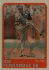 Sid Fernandez Baseball Cards 1988 Sportflics Prices