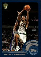 Rashard Lewis Basketball Cards 2002 Topps Prices