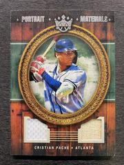 Cristian Pache Baseball Cards 2022 Panini Diamond Kings Portrait Materials Prices