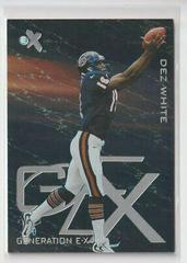 Dez White #12 of 15 GX Football Cards 2000 Fleer E X Generation Prices