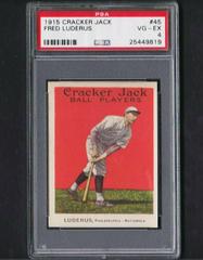 Fred Luderus #45 Baseball Cards 1915 Cracker Jack Prices