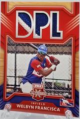 Welbyn Francisca [Red] #DM-WF Baseball Cards 2022 Panini Elite Extra Edition DPL Materials Prices