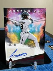 Alexander Canario [Red] #AA-AC Baseball Cards 2021 Panini Chronicles Ascension Autographs Prices