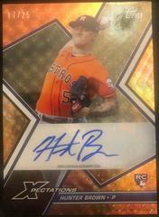 Hunter Brown [Circuit Citrus] Baseball Cards 2023 Topps Xpectations Autographs Prices