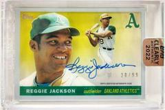 Reggie Jackson Baseball Cards 2022 Topps Clearly Authentic 1955 Reimagining Autographs Prices