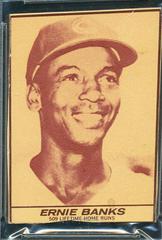 Ernie Banks [Hand Cut] Baseball Cards 1971 Milk Duds Prices
