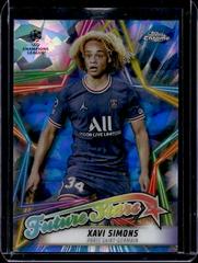 Xavi Simons Soccer Cards 2021 Topps Chrome Sapphire UEFA Champions League Future Stars Prices