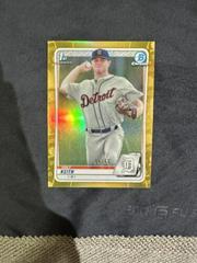 Colt Keith [Gold Refractor] Baseball Cards 2020 Bowman Draft Chrome Prices