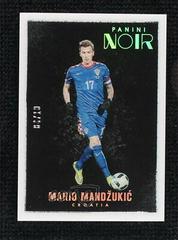 Mario Mandzukic [Color Gold] Soccer Cards 2016 Panini Noir Prices