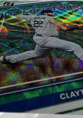 Clayton Kershaw [Green] Baseball Cards 2022 Panini Donruss Dominators Prices