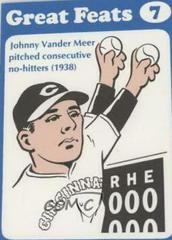 Johnny Vander Meer [Blue Border] Baseball Cards 1972 Laughlin Great Feats Prices