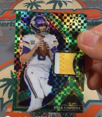 Kirk Cousins [Green] #SS-32 Football Cards 2022 Panini Select Swatches Prizm Prices