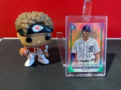 Spencer Torkelson [Green Refractor] Baseball Cards 2021 Bowman Chrome Mega Box Mojo Dawn of Glory Prices