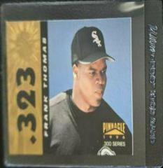 Frank Thomas [Foil] #323 Baseball Cards 1996 Pinnacle Prices