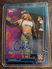 Carmella [Blue Autograph] Wrestling Cards 2018 Topps WWE Women's Division Prices