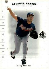 Greg Maddux #44 Baseball Cards 2001 SP Authentic Prices