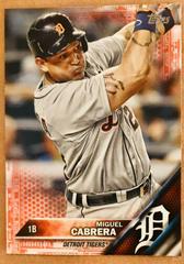 Miguel Cabrera [Red] #250 Baseball Cards 2016 Topps Mini Prices