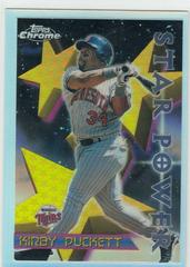 Kirby Puckett [Refractor] #81 Baseball Cards 1996 Topps Chrome Prices