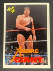 Andre The Giant #130 Wrestling Cards 1989 Classic WWF Prices