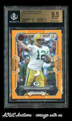 Aaron Rodgers [Orange] #46 Football Cards 2015 Bowman Prices