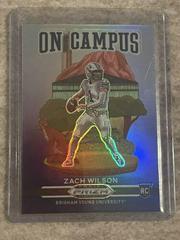 Zach Wilson #OC-ZW Football Cards 2021 Panini Prizm Draft Picks On Campus Prices