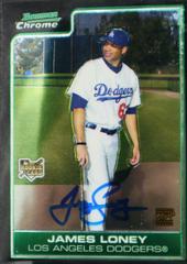 James Loney [Refractor Autograph] #224 Baseball Cards 2006 Bowman Chrome Prices