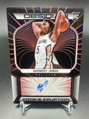 Herbert Jones [Red] #RES-HBJ Basketball Cards 2021 Panini Obsidian Rookie Eruption Signatures Prices