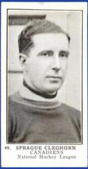 Sprague Cleghorn Hockey Cards 1924 V145-2 Prices