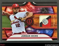 Jordan Hicks [Red] #SOA-JHI Baseball Cards 2022 Topps Tribute Stamp of Approval Relics Prices