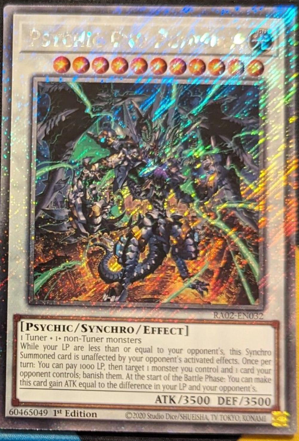 Psychic End Punisher [Platinum Secret Rare] RA02-EN032 YuGiOh 25th Anniversary Rarity Collection II