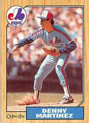 Denny Martinez Baseball Cards 1987 O Pee Chee Prices