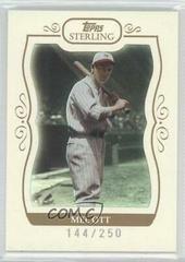 Mel Ott #11 Baseball Cards 2008 Topps Sterling Prices