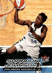 Shannon Johnson #30 Basketball Cards 2000 Ultra WNBA Prices