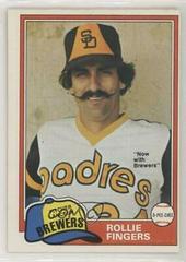 Rollie Fingers Baseball Cards 1981 O Pee Chee Prices