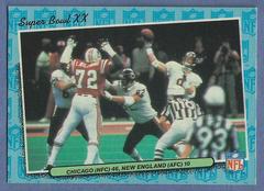 Super Bowl XX #86 Football Cards 1986 Fleer Team Action Prices