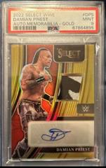 Damian Priest [Gold Prizm] #AM-DPS Wrestling Cards 2022 Panini Select WWE Autograph Memorabilia Prices