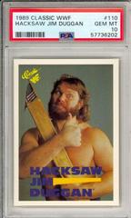 Hacksaw Jim Duggan #110 Wrestling Cards 1989 Classic WWF Prices